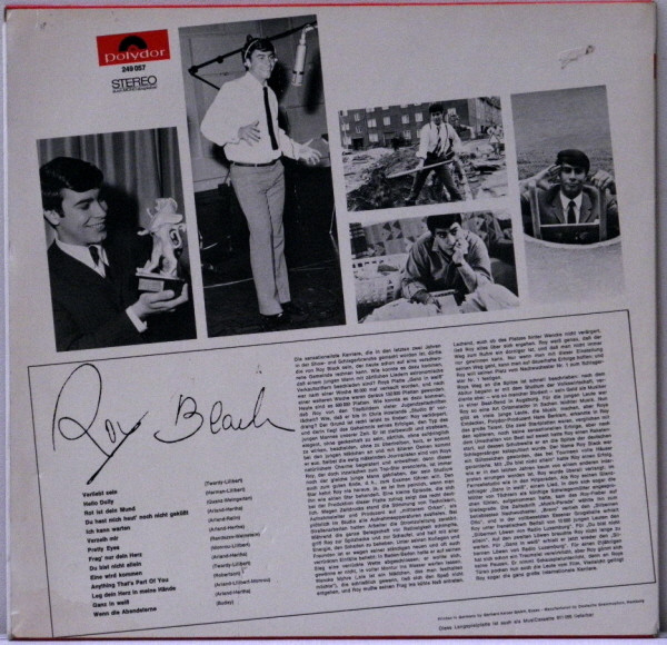 Cover zu Roy Black - Roy Black | 1966 | Vinyl | Pop, Folk, World, & Country | Germany