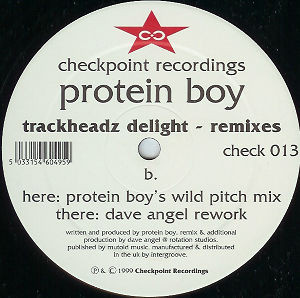 Cover zu Protein Boy - Trackheadz Delight (Remixes) | 1999 | Vinyl | Electronic | UK Schallplatten Ankauf