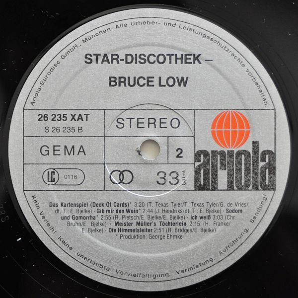 Cover zu Bruce Low - Star-Discothek | Vinyl | Jazz, Pop | Germany Schallplatten Ankauf
