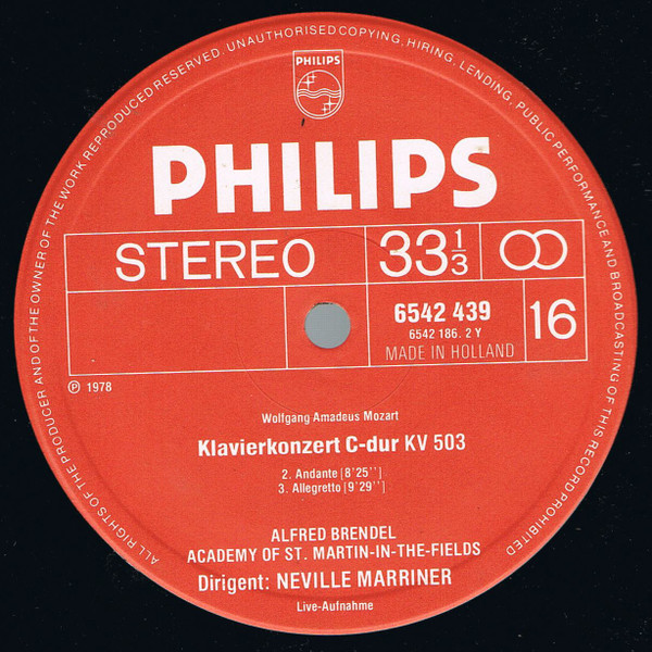 Cover zu Alfred Brendel, Wolfgang Amadeus Mozart, The Academy Of St. Martin-in-the-Fields, Sir Neville Marriner - 13 Klavierkonzerte = Piano Concertos = Concertos Pour Piano | 1979 | Classical