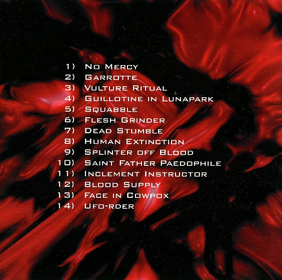 Cover zu Squash Bowels - No Mercy | 2004 | CD, Album, Enhanced | Rock | Czech Republic