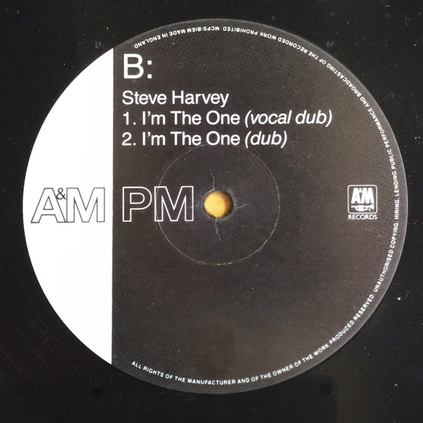 Cover zu Steve Harvey - I'm The One | 1990 | Vinyl | Electronic | UK Schallplatten Ankauf