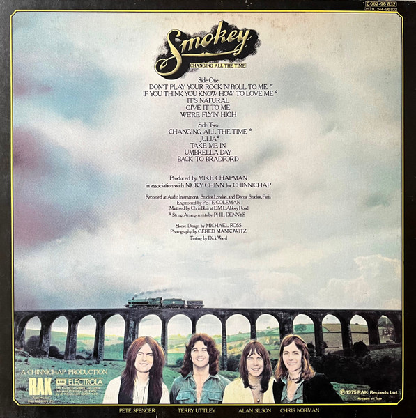 Cover zu Smokie - Changing All The Time | 1975 | Vinyl | Rock | Germany