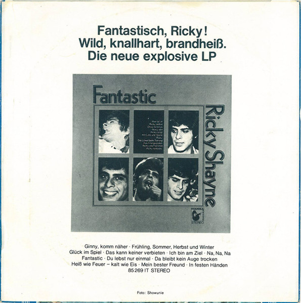 Cover zu Ricky Shayne Und Die Cornehlsen Singers - Mamy Blue | 1971 | Vinyl | Pop | Germany