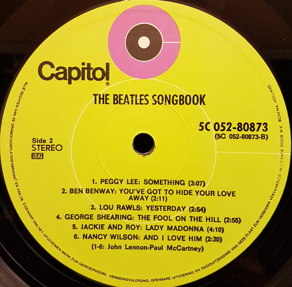Cover zu Various - The Beatles Songbook | Vinyl, LP, Compilation | Jazz, Funk / Soul, Pop | Netherlands Schallplatten Ankauf