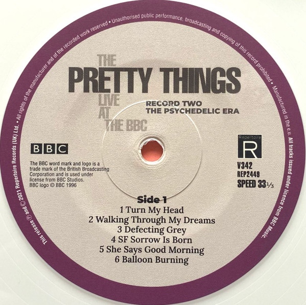 Cover zu The Pretty Things - Live At The BBC | 2021 | Vinyl | Rock, Blues | Europe