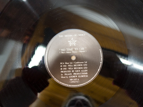 Cover zu The Sisters Of Mercy - No Time To Cry | 1985 | Vinyl, 12