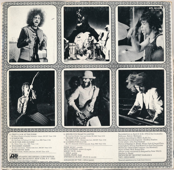 Cover zu The J. Geils Band -