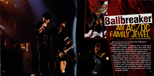 Cover zu AC/DC - Ballbreaker | 2004 | Vinyl | Rock | Europe Schallplatten Ankauf