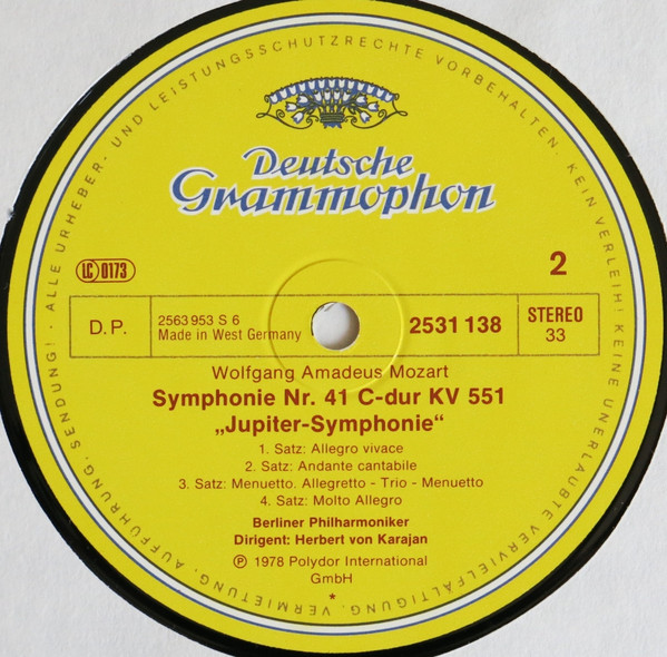 Cover zu Wolfgang Amadeus Mozart, Berliner Philharmoniker, Herbert von Karajan - Symphonien No. 40 • No. 41