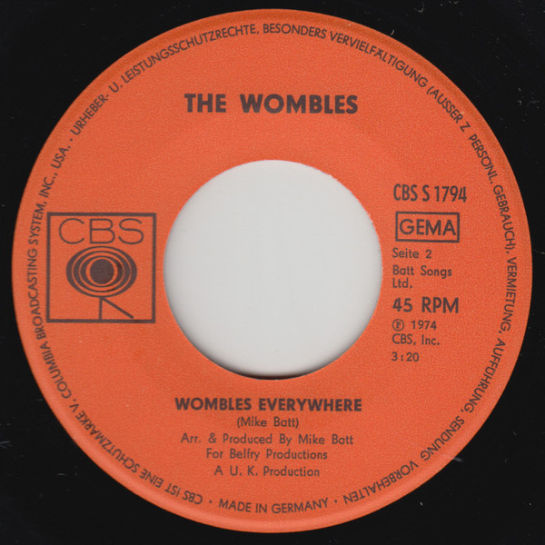 Cover zu The Wombles - The Wombling Song | 1974 | Vinyl | Rock | Germany