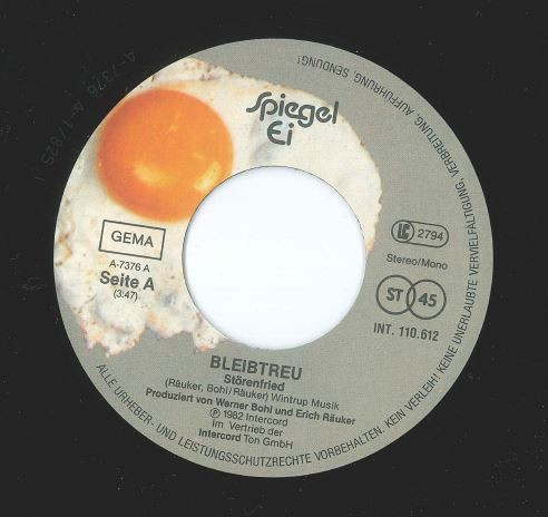 Cover zu Bleibtreu - Störenfried | 1982 | Vinyl | Electronic | Germany