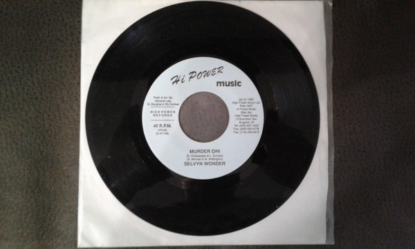 Cover zu Selvie Wonder - Murder Ohi | 1998 | Vinyl | Reggae | US Schallplatten Ankauf