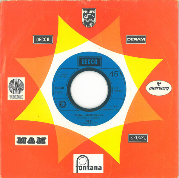 Cover zu 10cc - The Wall Street Shuffle | 1974 | Vinyl | Rock | Netherlands Schallplatten Ankauf