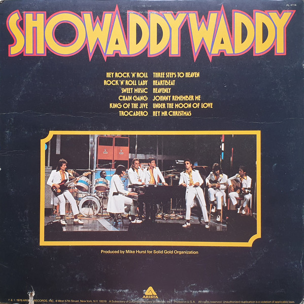 Cover zu Showaddywaddy - Showaddywaddy | 1976 | Vinyl | Pop | US