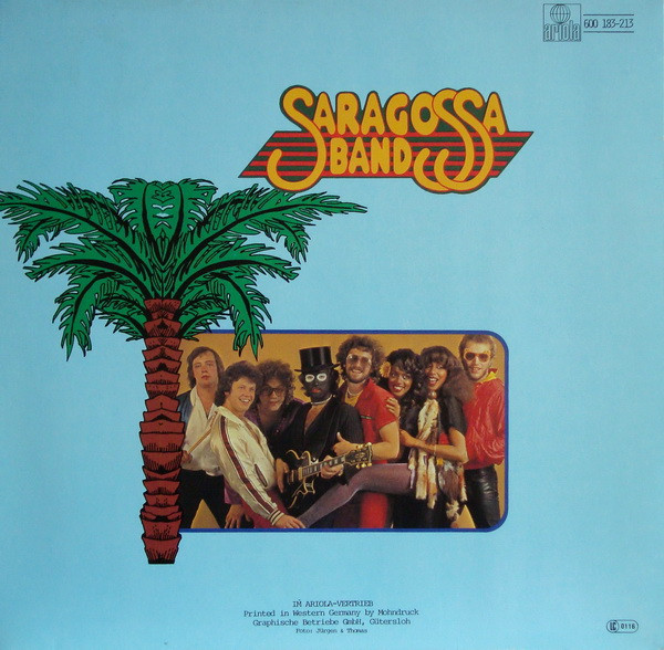Cover zu Saragossa Band - Zabadak / Big Bamboo (Ay Ay Ay) / Rasta Man | 1980 | Vinyl | Electronic | Germany Schallplatten Ankauf