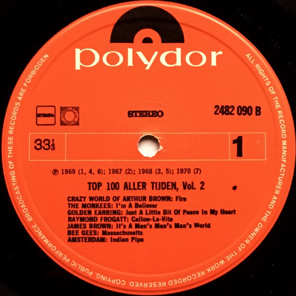 Cover zu Various - Top 100 Aller Tijden Vol.2 | Vinyl | Rock, Funk / Soul, Pop | Netherlands