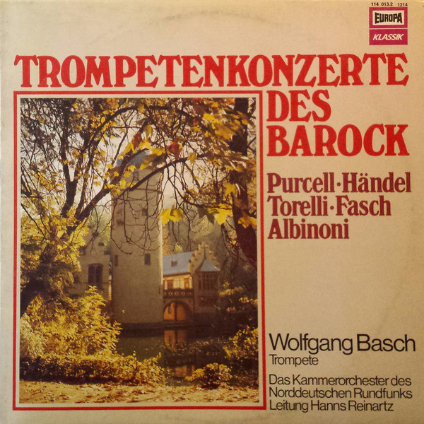 Bild Henry Purcell  •   Georg Friedrich Händel  •  Giuseppe Torelli  •  Johann Friedrich Fasch  •  Tomaso Albinoni, Kammerorchester Des Norddeutschen Rundfunks, Hanns Reinartz, Wolfgang Basch – T Schallplatten Ankauf