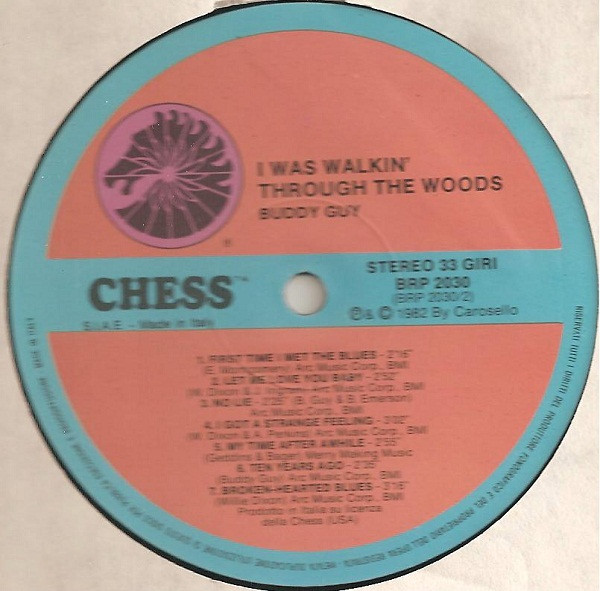Cover zu Buddy Guy - I Was Walking Through The Woods | 1982 | Vinyl | Blues | Italy
