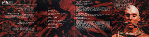 Cover zu Squash Bowels - No Mercy | 2004 | CD, Album, Enhanced | Rock | Czech Republic