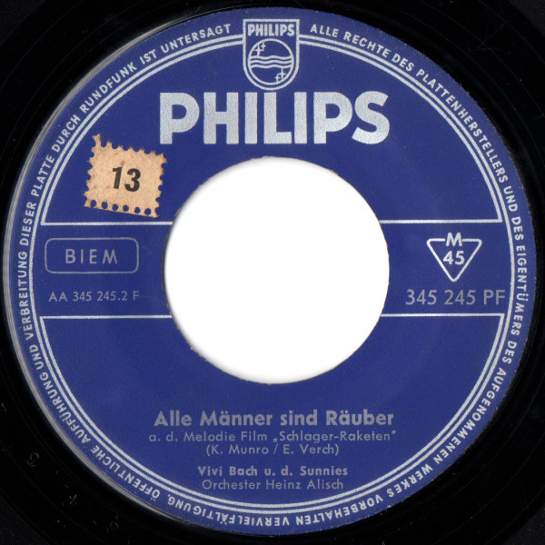 Cover zu Vivi Bach - Mi Scusi, Mi Scusi, Signor | 1962 | Vinyl, 45 RPM, 7