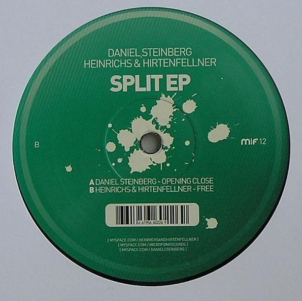 Cover zu Daniel Steinberg / Heinrichs & Hirtenfellner - Split EP | 2008 | Vinyl | Electronic | Germany Schallplatten Ankauf