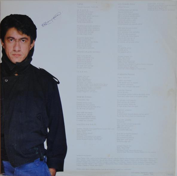 Cover zu Raimundo Fagner - A Mesma Pessoa | 1984 | Vinyl | Latin, Pop | Brazil