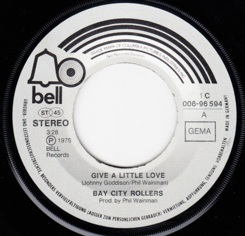 Cover zu Bay City Rollers - Give A Little Love | 1975 | Vinyl | Rock, Pop | Germany Schallplatten Ankauf