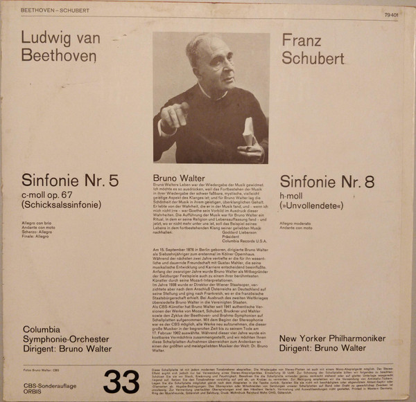 Cover zu Bruno Walter, Columbia Symphony Orchestra, New York Philharmonic - Beethoven: