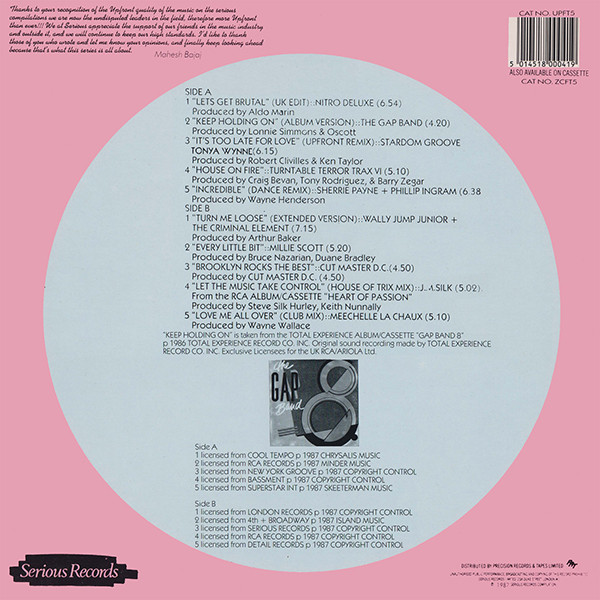 Cover zu Various - Upfront 5 | 1987 | Vinyl | Electronic | UK