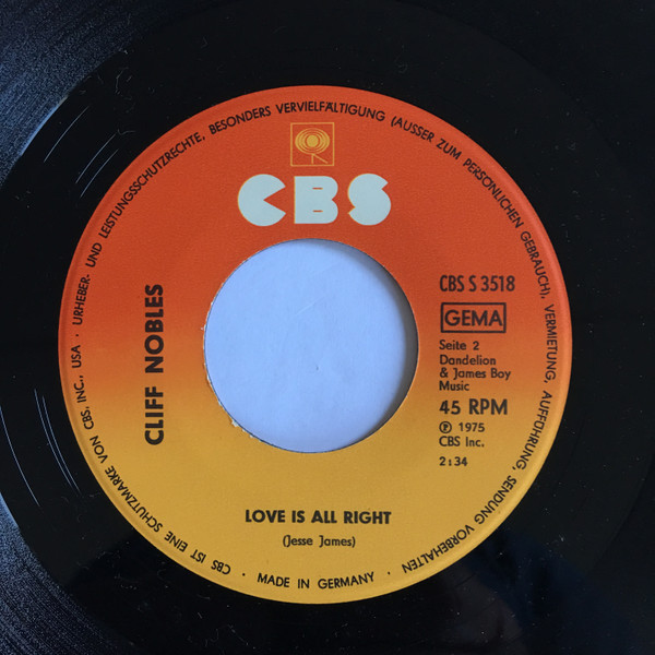 Cover zu Cliff Nobles & Co - The Horse (Instrumental) | 1975 | Vinyl | Funk / Soul | Germany Schallplatten Ankauf