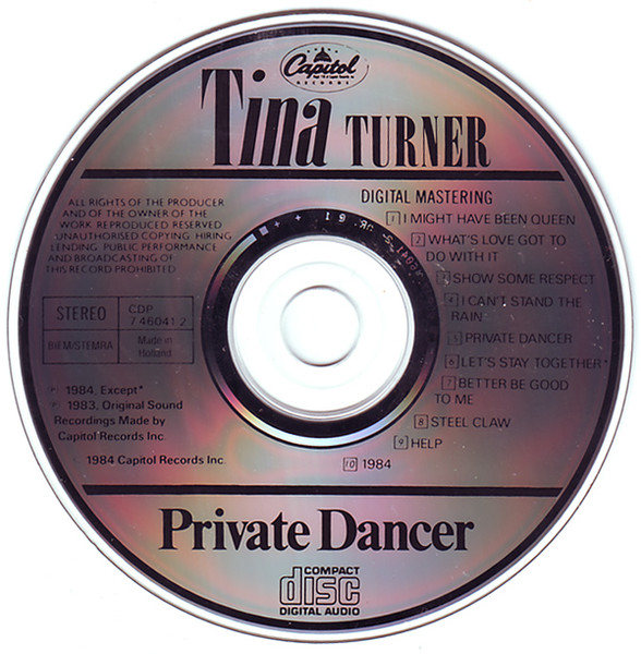 Cover zu Tina Turner - Private Dancer | Vinyl | Electronic, Rock, Funk / Soul | Europe