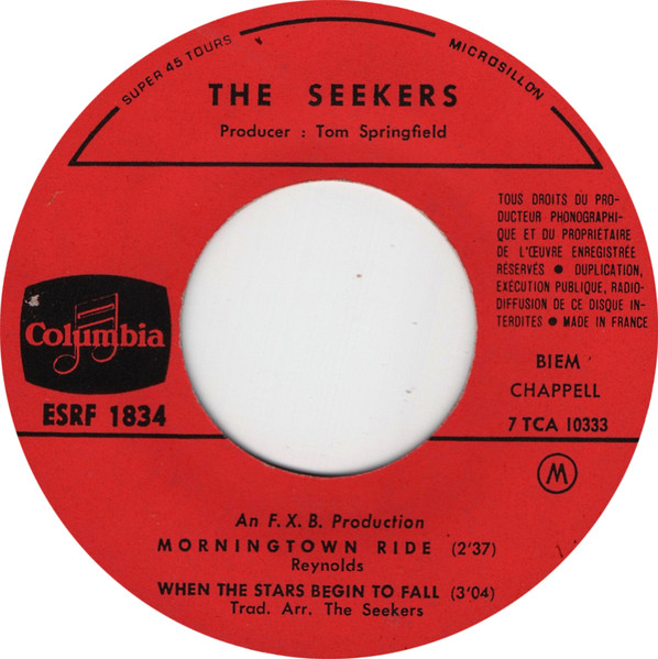 Cover zu The Seekers - Morningtown Ride | 1967 | Vinyl | Pop, Folk, World, & Country | France