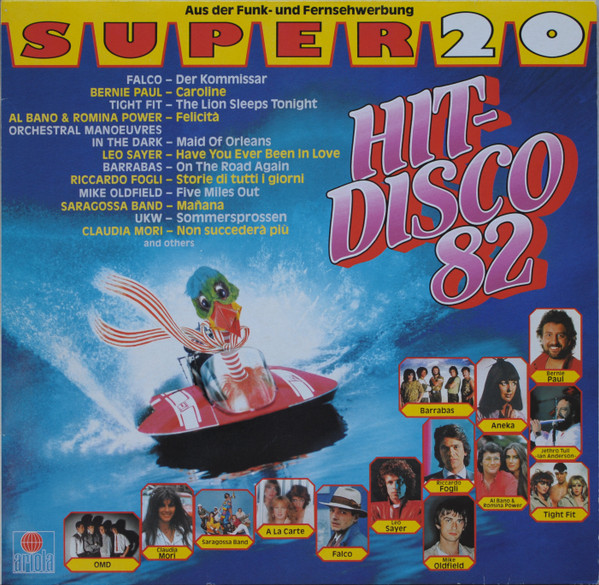 Cover zu Various - Super 20 - Hit Disco '82 | 1982 | Vinyl, LP, Compilation | Electronic, Rock | Germany Schallplatten Ankauf