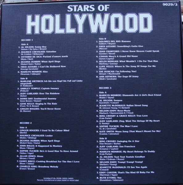 Cover zu Various - Stars Of Hollywood | Vinyl | Jazz, Pop | Germany Schallplatten Ankauf