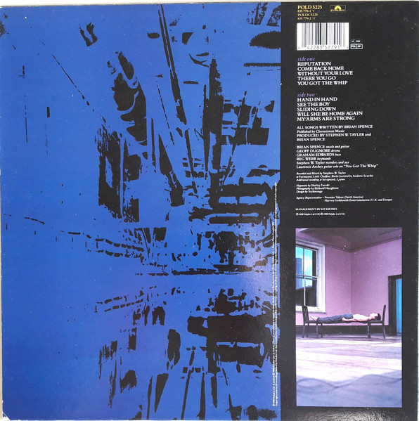 Cover zu Brian Spence - Reputation | 1988 | Vinyl | Pop, Rock | UK & Europe