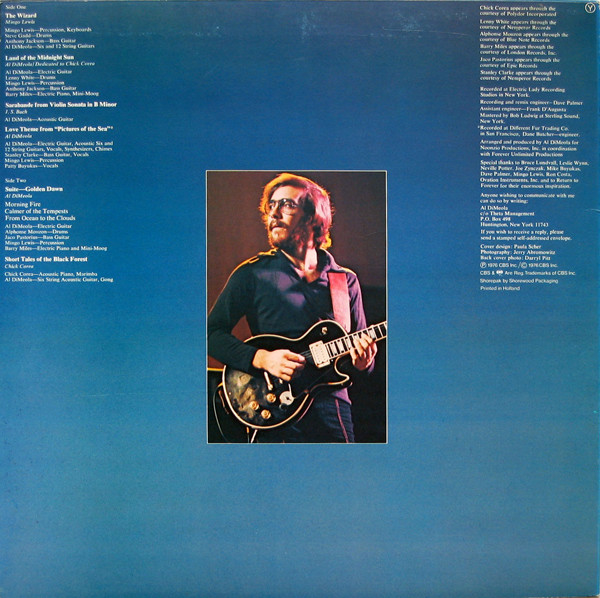 Cover zu Al Di Meola - Land Of The Midnight Sun | 1976 | Vinyl | Jazz | Europe