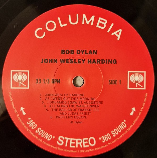 Cover zu Bob Dylan - John Wesley Harding | 2021 | Vinyl | Rock | UK