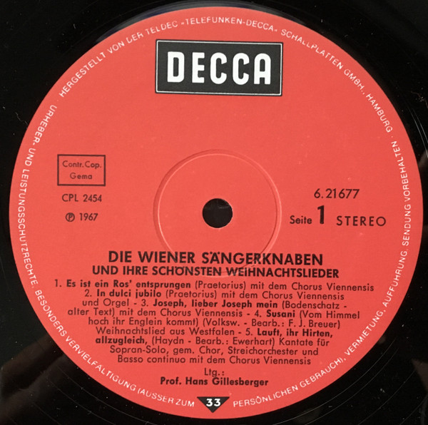 Cover zu Die Wiener Sängerknaben - Die Wiener Sängerknaben Und Ihre Schönsten Weihnachtslieder | 1975 | Vinyl | Classical, Folk, World, & Country | Germany Schallplatten Ankauf