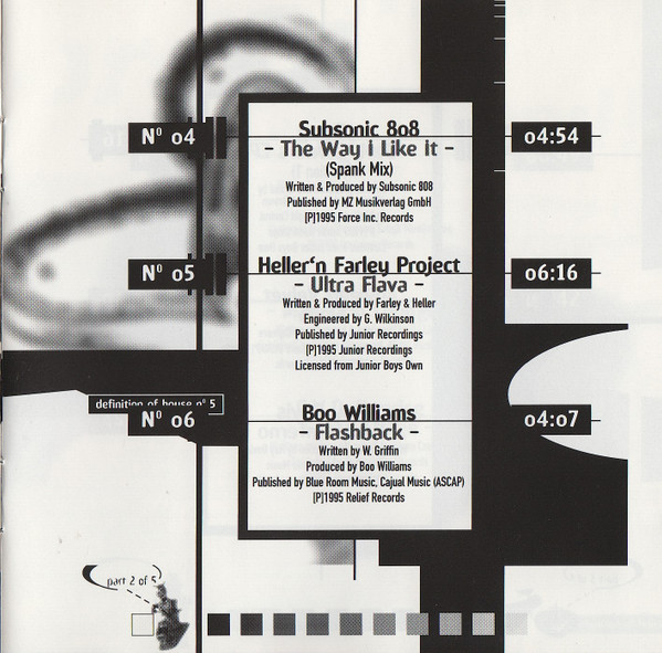 Cover zu Titus (5) - Definition Of House № 5 | 1996 | Vinyl | Electronic | Germany