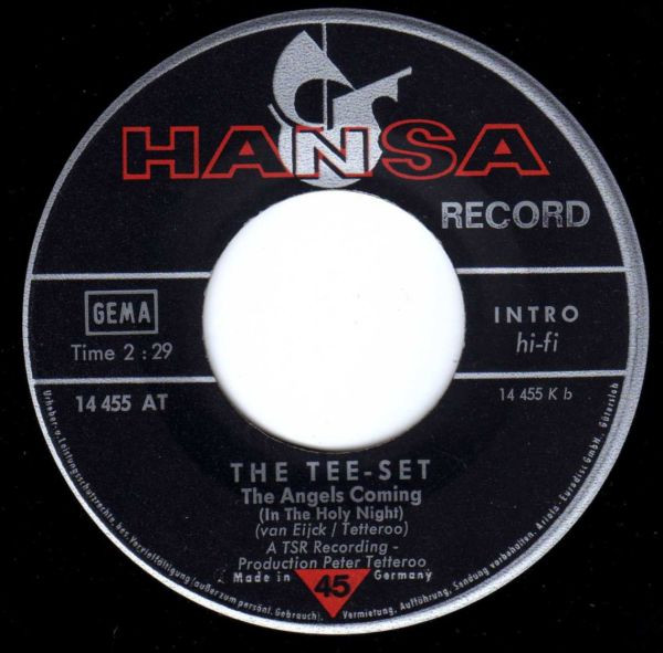 Cover zu Tee-Set - Ma Belle Amie / The Angels Coming (In The Holy Night) | 1970 | Vinyl | Rock | Germany Schallplatten Ankauf