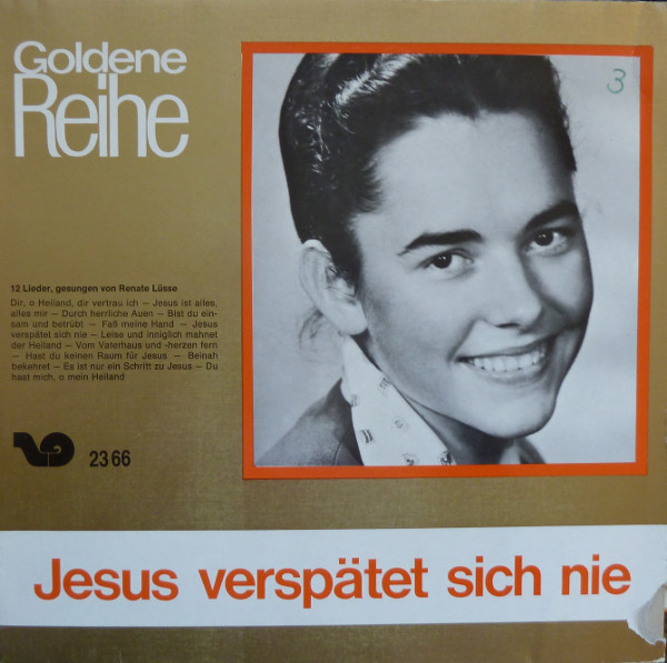 Cover zu Renate Lüsse - Jesus Verspätet Sich Nie | Vinyl | Classical, Folk, World, & Country | Germany Schallplatten Ankauf