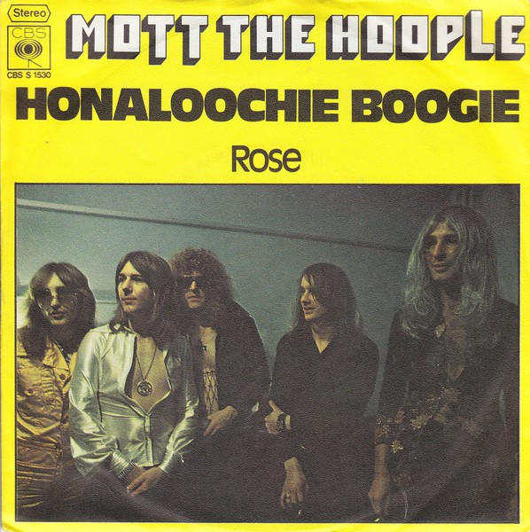 Bild Mott The Hoople – Honaloochie Boogie | 1973 | Vinyl, Stereo, 45 RPM, 7″, Single | Rock | Germany Schallplatten Ankauf