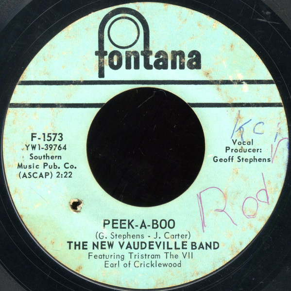 Cover zu The New Vaudeville Band - Peek-A-Boo | 1967 | Vinyl | Pop | US Schallplatten Ankauf