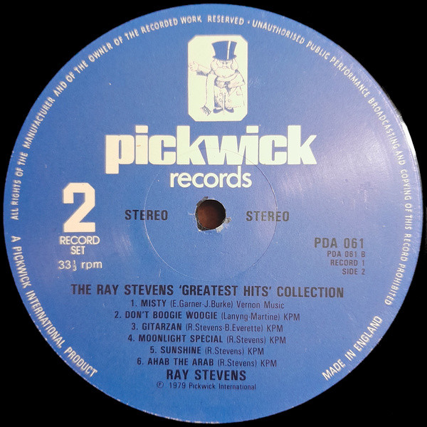 Cover zu Ray Stevens - The Ray Stevens Greatest Hits Collection | 1979 | Vinyl, LP, Compilation | Pop, Folk, World, & Country | UK