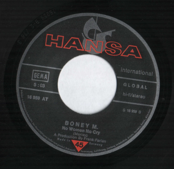 Cover zu Boney M. - Daddy Cool / No Women No Cry | 1976 | 7