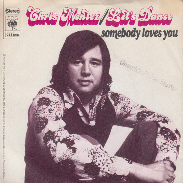 Cover zu Chris Montez - Let's Dance / Somebody Loves You | 1972 | Vinyl | Rock | Germany Schallplatten Ankauf