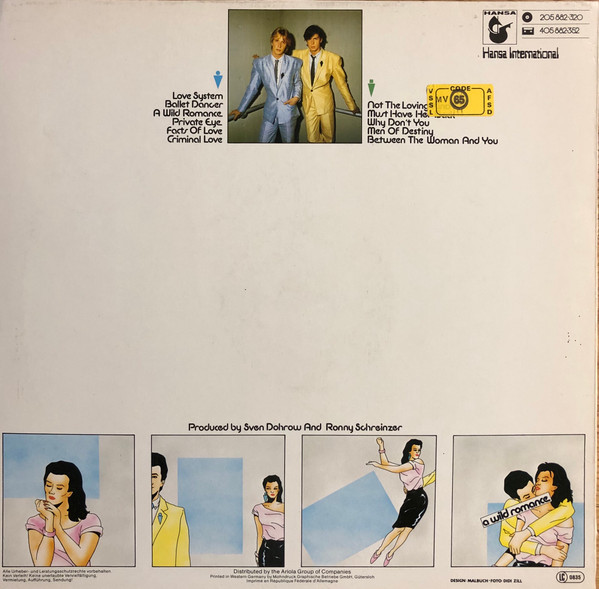 Cover zu The Twins - A Wild Romance | 1983 | Vinyl, LP, Album | Electronic | Europe