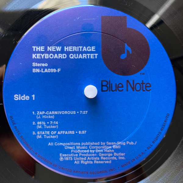 Cover zu The New Heritage Keyboard Quartet - The New Heritage Keyboard Quartet | 1973 | Vinyl | Jazz | US Schallplatten Ankauf