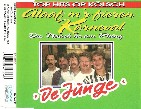 Cover zu De Junge - Alaaf M'r Fieren Karneval | 1994 | Vinyl | Pop | Austria